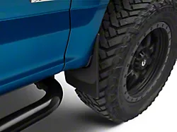 Weathertech No-Drill Mud Flaps; Front and Rear; Black (15-20 F-150, Excluding Raptor, w/o OE Fender Flares)
