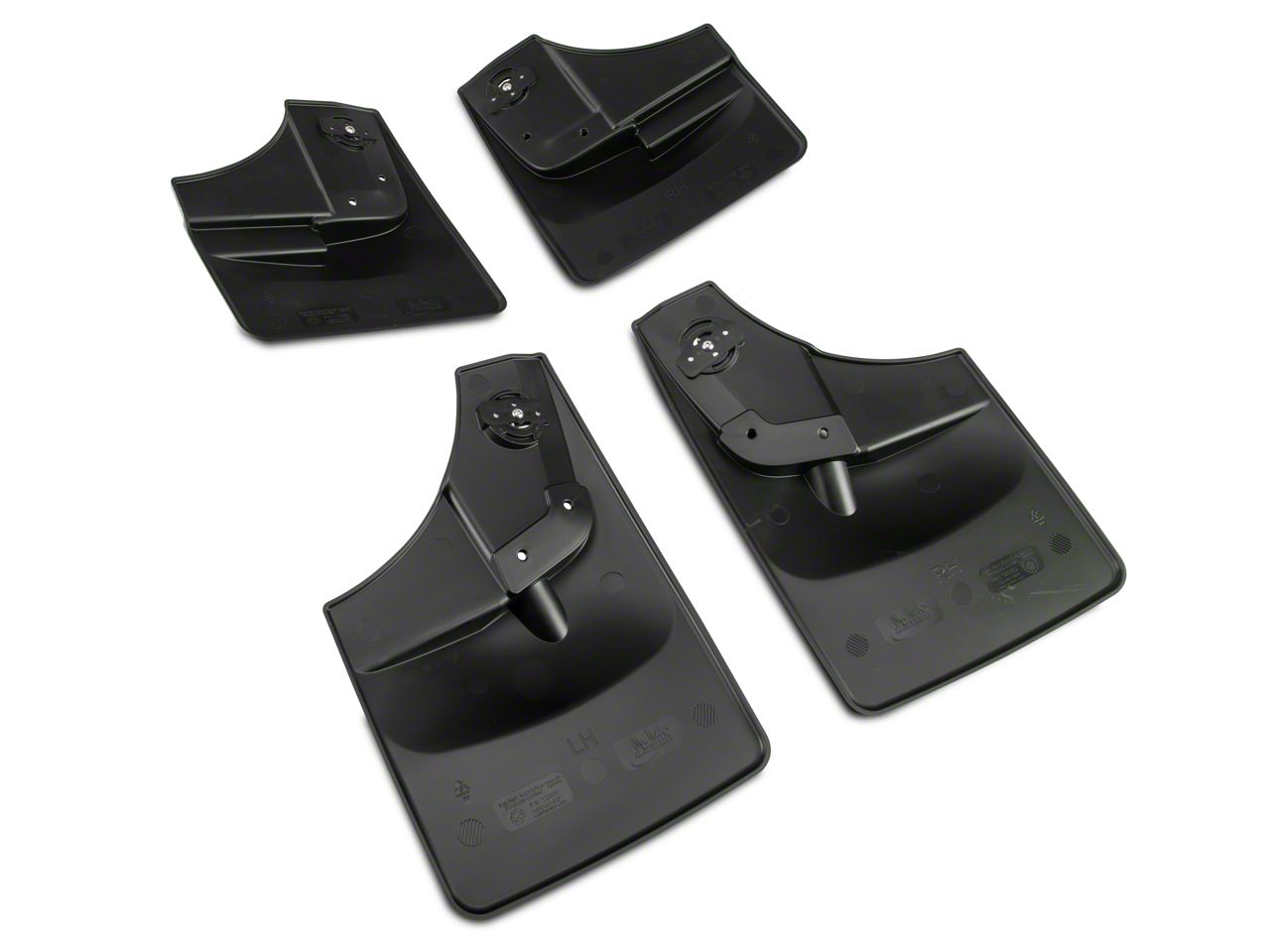 thumbnail image 2 of WeatherTech No-Drill MudFlaps – 110039, Black, Front Pair 2 of 4