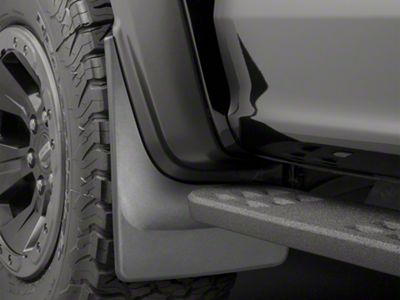 Weathertech No-Drill Mud Flaps; Front and Rear; Black (17-20 F-150 Raptor)
