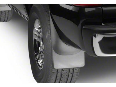 Weathertech No-Drill Mud Flaps; Front and Rear; Black (99-06 Silverado 1500, Excluding SS)