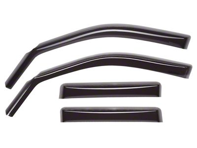 Weathertech Side Window Deflectors; Front and Rear; Dark Smoke (97-03 F-150 SuperCab, SuperCrew)