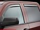 Weathertech Front & Rear Side Window Deflectors; Light Smoke (07-13 Silverado 1500 Extended Cab, Crew Cab)