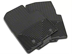 Weathertech All-Weather Front Rubber Floor Mats; Black (09-14 F-150)