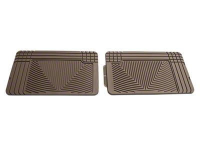 Weathertech All-Weather Rear Rubber Floor Mats; Tan (97-08 F-150 SuperCab, SuperCrew)