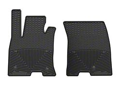 Weathertech All-Weather Front Rubber Floor Mats; Black (22-26 Maverick Hybrid)