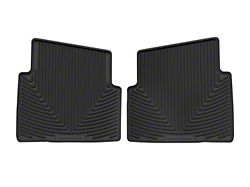 Weathertech All-Weather Rear Rubber Floor Mats; Black (22-26 2.0L EcoBoost Maverick)