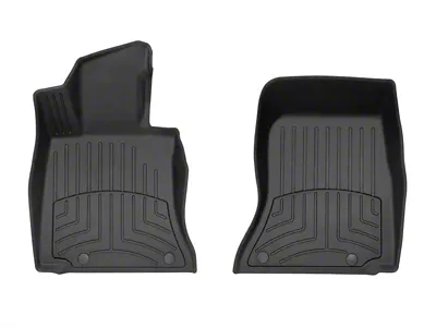 Weathertech All-Weather Rear Rubber Floor Mats; Black (22-26 Maverick Hybrid)