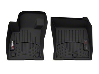 Weathertech DigitalFit Front Floor Liners; Black (22-24 2.0L EcoBoost Maverick)