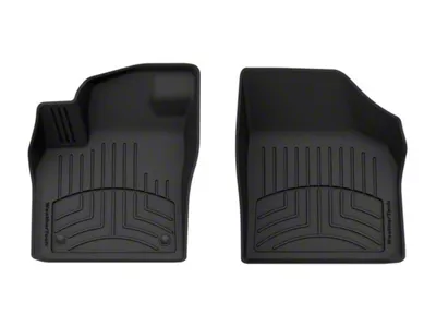 Weathertech Front Floor Liner HP; Black (22-24 2.0L EcoBoost Maverick)