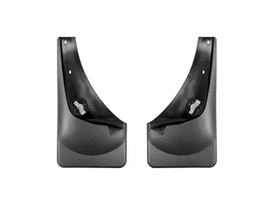 Weathertech No-Drill Mud Flaps; Rear; Black (22-26 Maverick)