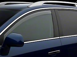 Weathertech Side Window Deflectors; Rear; Dark Smoke (22-26 Maverick)