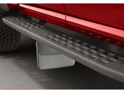Weathertech No-Drill Mud Flaps; Mid; Black (17-20 F-150 Raptor)