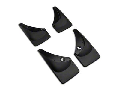 Weathertech No-Drill Mud Flaps; Front and Rear; Black (99-06 Silverado 1500)