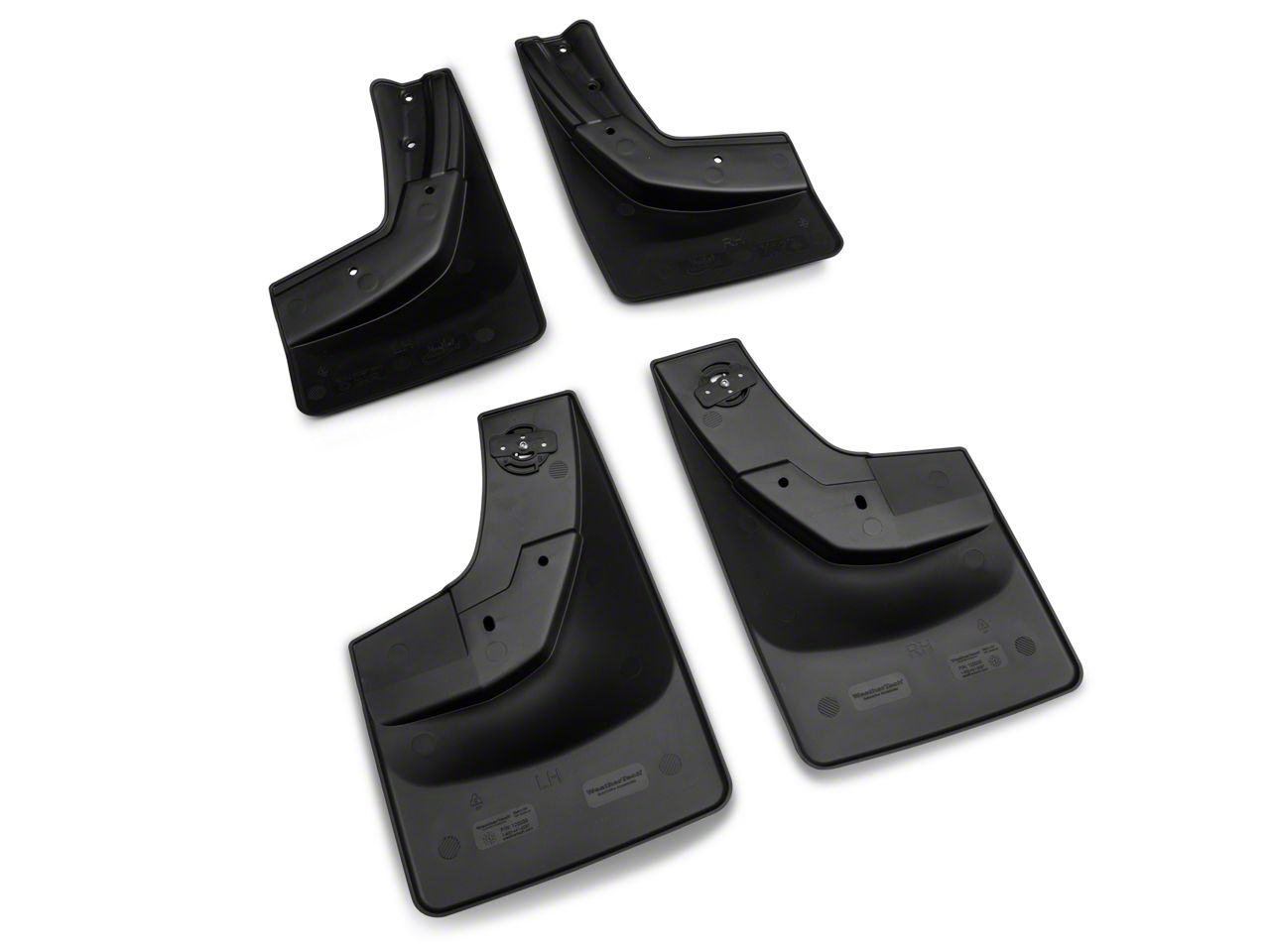 WeatherTech No-Drill Mud Flaps For Chevrolet Silverado - Front Pair Custom Splash Guards