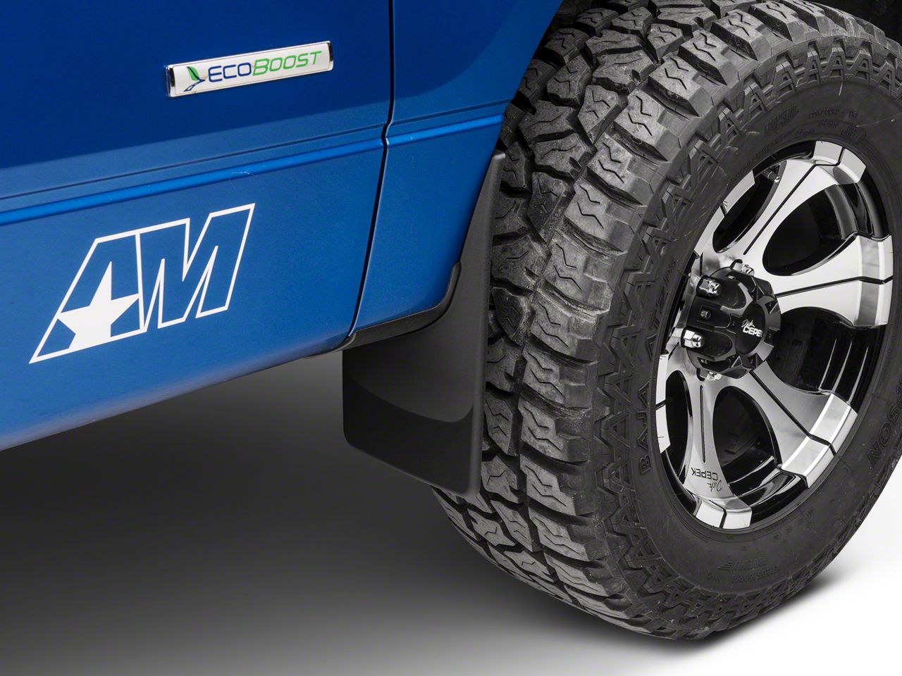 Weathertech F-150 No Drill Front MudFlaps - Black T527354 (04-14 F