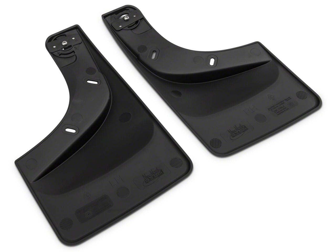 thumbnail image 2 of WeatherTech No-Drill MudFlaps – 110039, Black, Front Pair 2 of 4