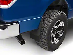 Weathertech No-Drill Mud Flaps; Rear; Black (04-14 F-150 w/out Fender Flares; Excluding Raptor)