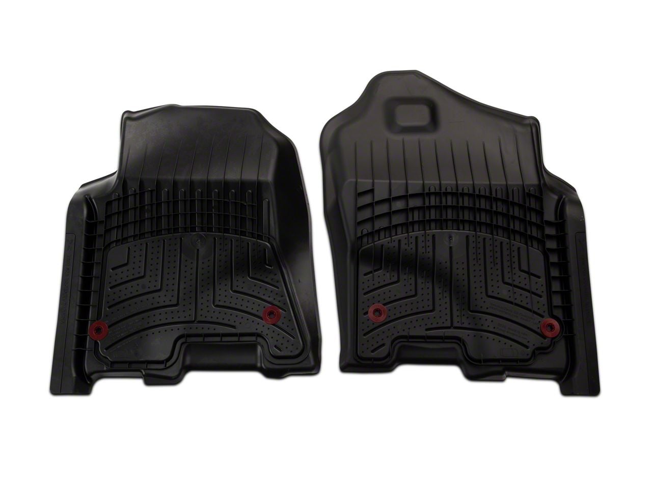 WeatherTech FloorLiner HP For 2021-2024 Dodge Ram 1500 TRX – Front Row Black TPE Mats