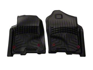 WeatherTech FloorLiner HP For 2021-2024 Dodge Ram 1500 TRX – Front Row Black TPE Mats