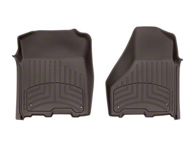 Weathertech Front Floor Liner HP; Cocoa (12-18 RAM 1500 Crew Cab)