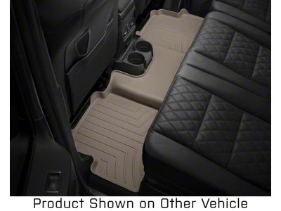 Weathertech Rear Floor Liner HP; Tan (12-18 RAM 1500 Crew Cab)