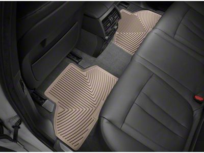 Weathertech All-Weather Rear Rubber Floor Mats; Tan (19-25 RAM 1500 Crew Cab)
