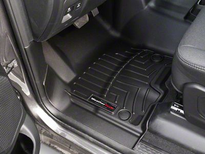 Weathertech DigitalFit Front Over the Hump Floor Liner; Black (2025 RAM 1500 w/ Front Bench Seat)