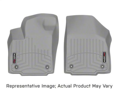 Weathertech DigitalFit Front Over the Hump Floor Liner; Gray (19-24 RAM 1500)