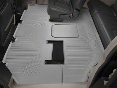 Weathertech DigitalFit Rear Floor Liner; Gray (19-24 RAM 1500 Crew Cab w/ Rear Underseat Storage)
