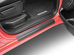 Weathertech Door SillProtector; Black (19-25 RAM 1500 Crew Cab)