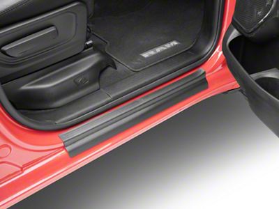 Weathertech Door SillProtector; Black (19-25 RAM 1500 Crew Cab)