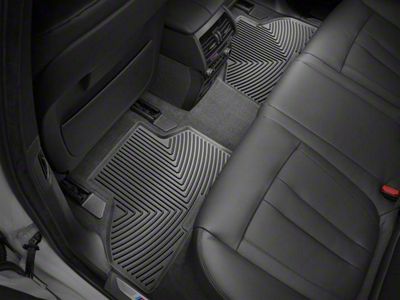 Weathertech All-Weather Rear Rubber Floor Mats; Black (19-25 RAM 1500 Quad Cab)
