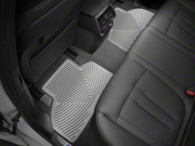 Weathertech All-Weather Rear Rubber Floor Mats; Gray (19-25 RAM 1500 Quad Cab)
