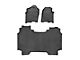 Weathertech Front and Rear Floor Liner HP; Black (19-24 RAM 1500 Crew Cab w/o Rear Underseat Storage)