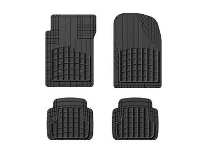 Lloyd VELOURTEX Black FLOOR MATS Silver logo for 2003 to 2006 Dodge VIPER SRT-10