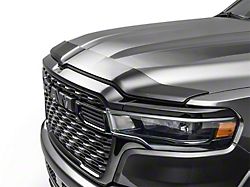 Weathertech Low Profile Hood Protector; Dark Smoke (19-26 RAM 1500 w/o Sport Hood, Excluding Rebel, RHO & TRX)