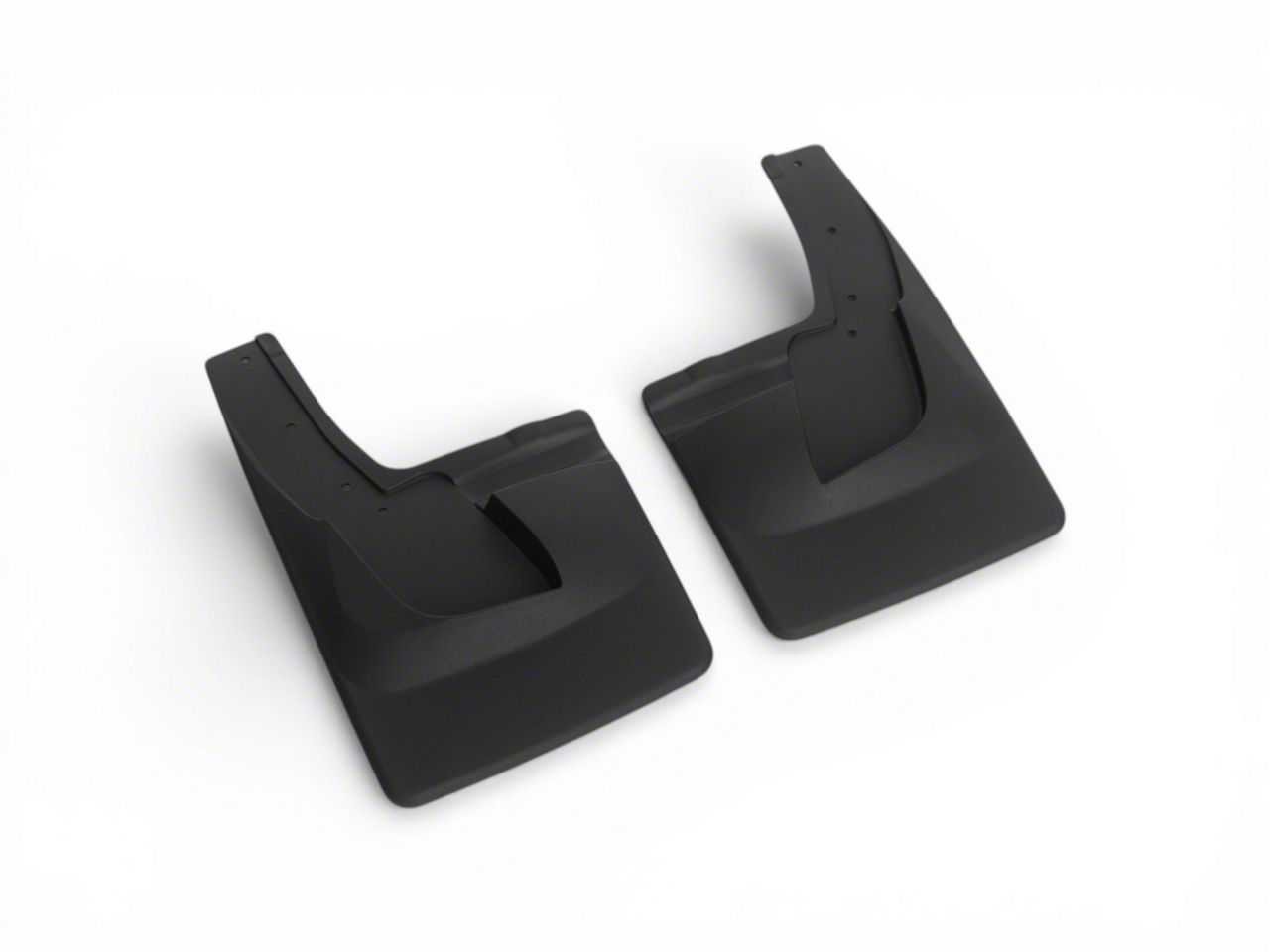 Weathertech RAM 1500 No-Drill Mud Flaps; Front and Rear; Black