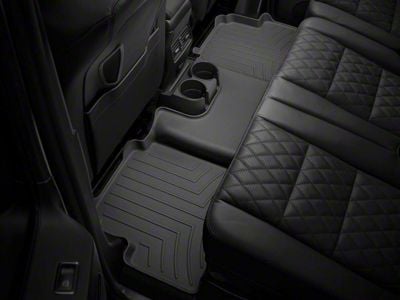 Weathertech Rear Floor Liner HP; Black (19-25 RAM 1500 Crew Cab w/o Rear Underseat Storage)