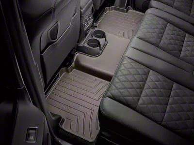 Weathertech Rear Floor Liner HP; Cocoa (19-24 RAM 1500 Crew Cab w/o Rear Underseat Storage)