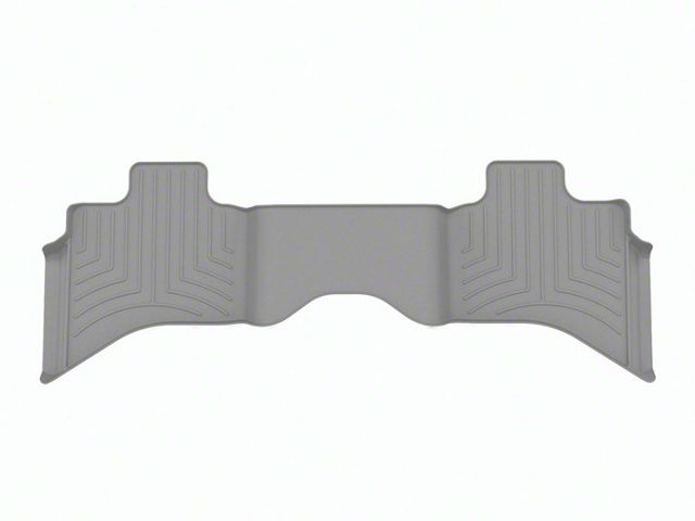 Weathertech Rear Floor Liner HP; Gray (12-18 RAM 1500 Quad Cab)