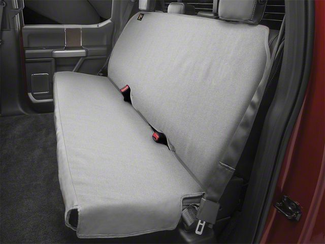 Weathertech Second Row Seat Protector; Gray (09-18 RAM 1500 Quad Cab)