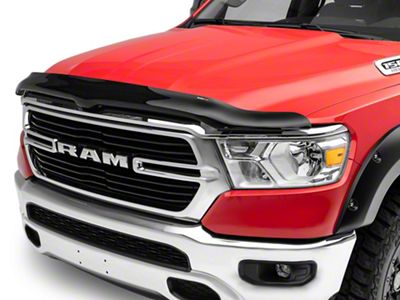 Weathertech Stone and Bug Deflector; Dark Smoke (19-25 RAM 1500)