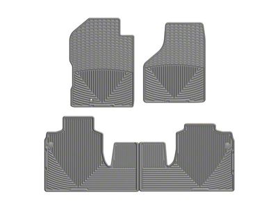 Weathertech All-Weather Front and Rear Rubber Floor Mats; Gray (06-11 RAM 2500 Mega Cab)