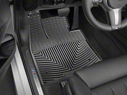 Weathertech All-Weather Front Rubber Floor Mats; Black (19-26 RAM 2500 Crew Cab, Mega Cab w/o PTO Kit)