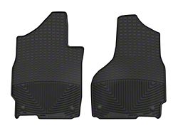 Weathertech All-Weather Front Rubber Floor Mats; Black (19-25 RAM 2500 Regular Cab w/o PTO Kit)