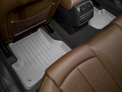 Weathertech DigitalFit Front and Rear Floor Liners; Gray (10-12 RAM 2500 Mega Cab w/ Armrest Center Console & w/o Floor Shifter)