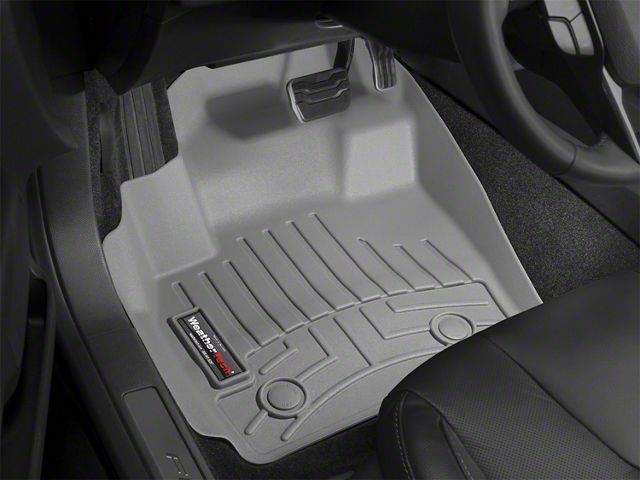 Weathertech DigitalFit Front and Rear Floor Liners; Gray (10-12 RAM 2500 Mega Cab w/ Full Length Center Console)