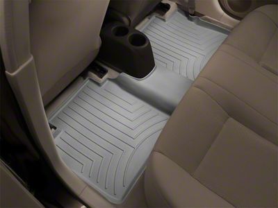 Weathertech DigitalFit Front Over the Hump and Rear Floor Liners; Gray (10-12 RAM 2500 Mega Cab w/ Single Driver's Side Floor Hook)