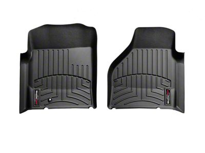 Weathertech DigitalFit Front Floor Liners; Black (03-09 4WD RAM 2500 w/ Automatic Transmission)