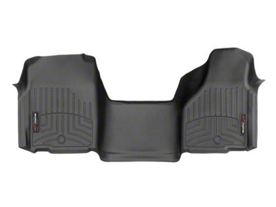 Weathertech DigitalFit Front Over the Hump Floor Liner for Vinyl Floors; Black (12-18 RAM 2500 Regular Cab)
